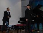 i complimenti di Francesco Marino al pianista Gesualdo Coggi